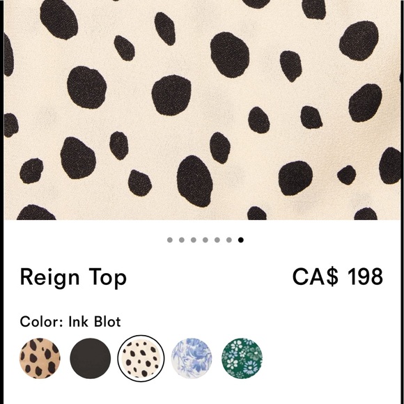 Reformation reign top Ink Blot AUTHENTIC - Picture 8 of 13